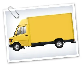 Photo of a moving truck